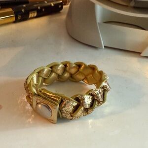 Gold Braided Bracelet